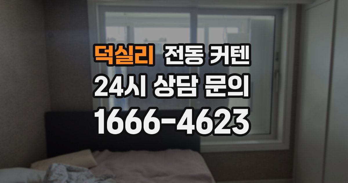 덕실리 전동 커텐