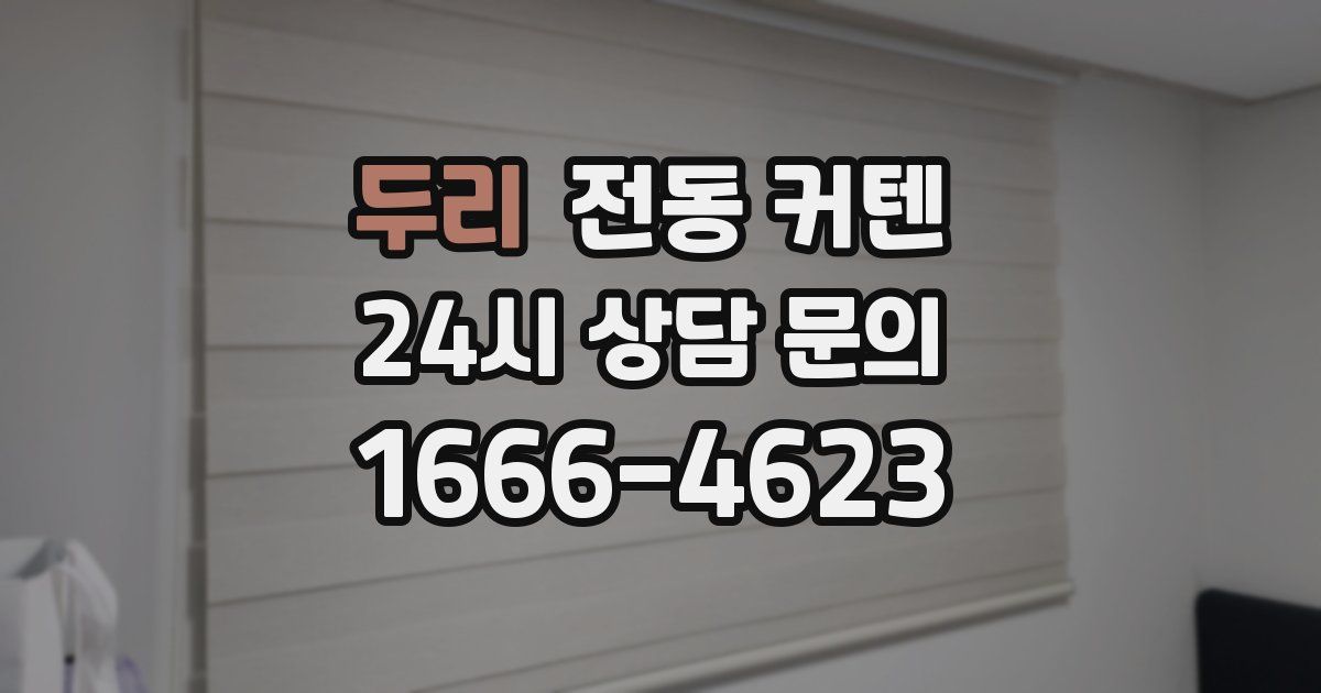 두리 전동 커텐