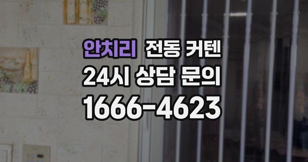안치리 전동 커텐