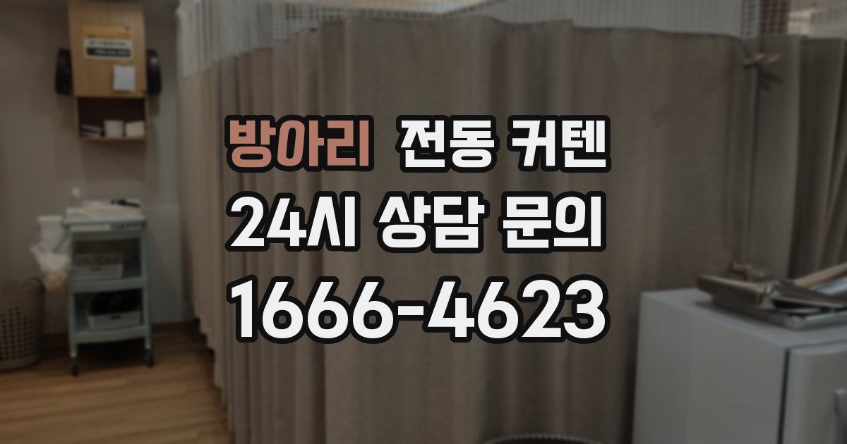 방아리 전동 커텐