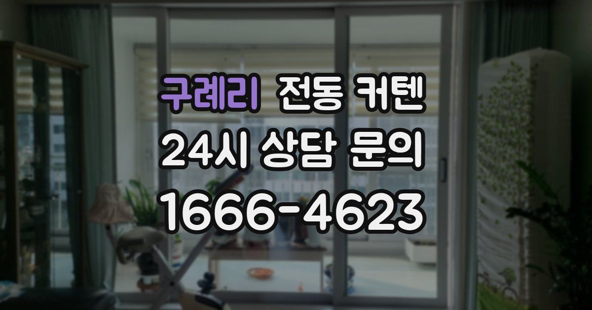 구례리 전동 커텐
