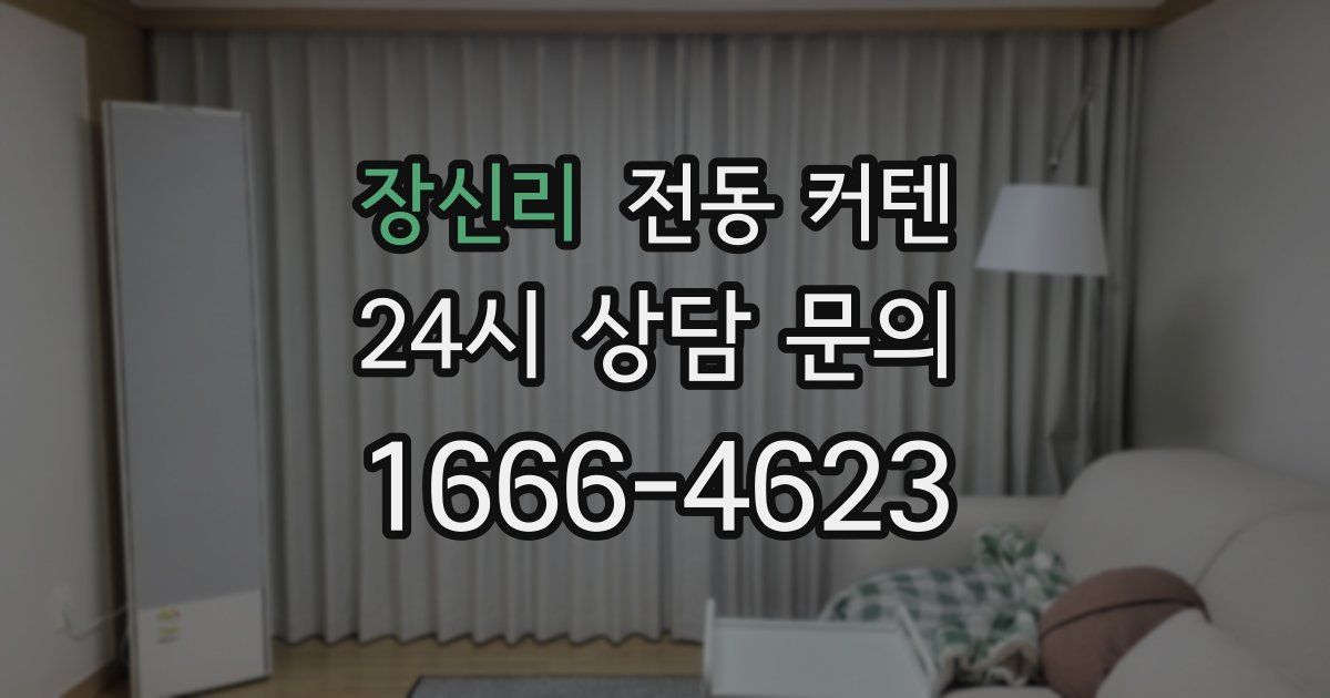 장신리 전동 커텐