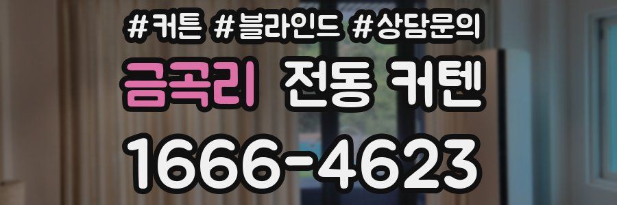 금곡리 전동 커텐