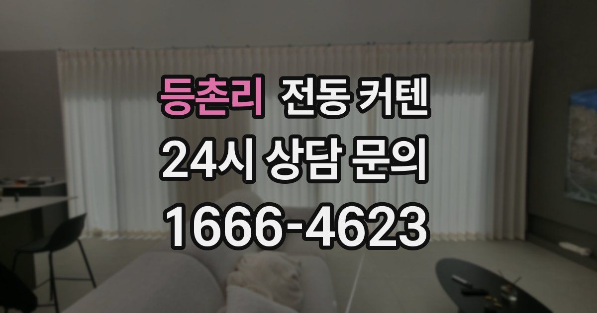 등촌리 전동 커텐