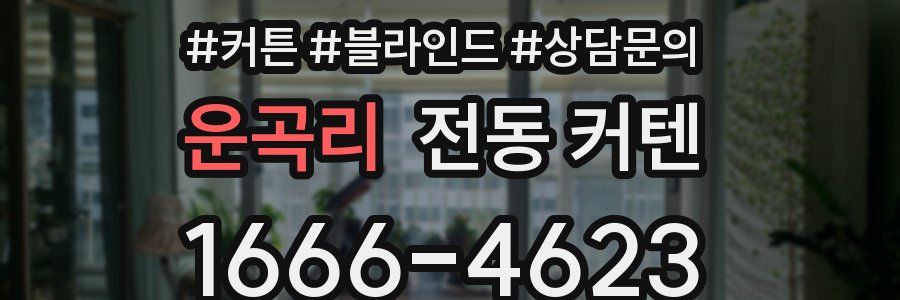 운곡리 전동 커텐
