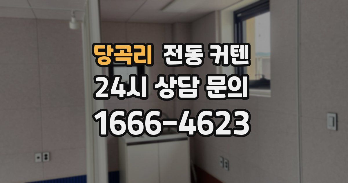 당곡리 전동 커텐