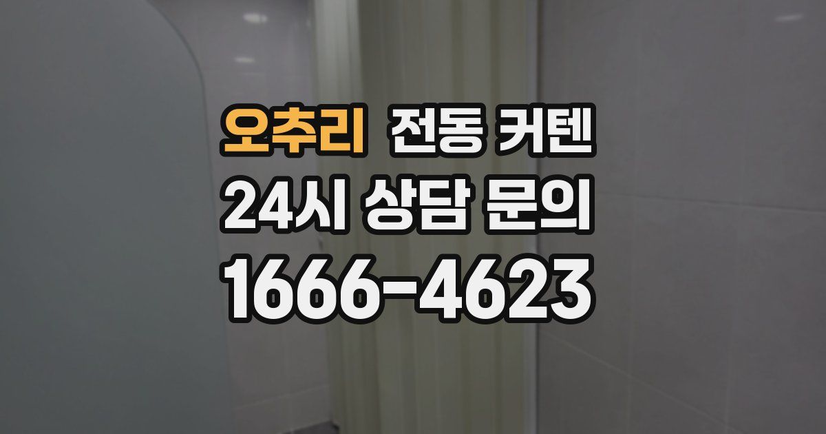 오추리 전동 커텐
