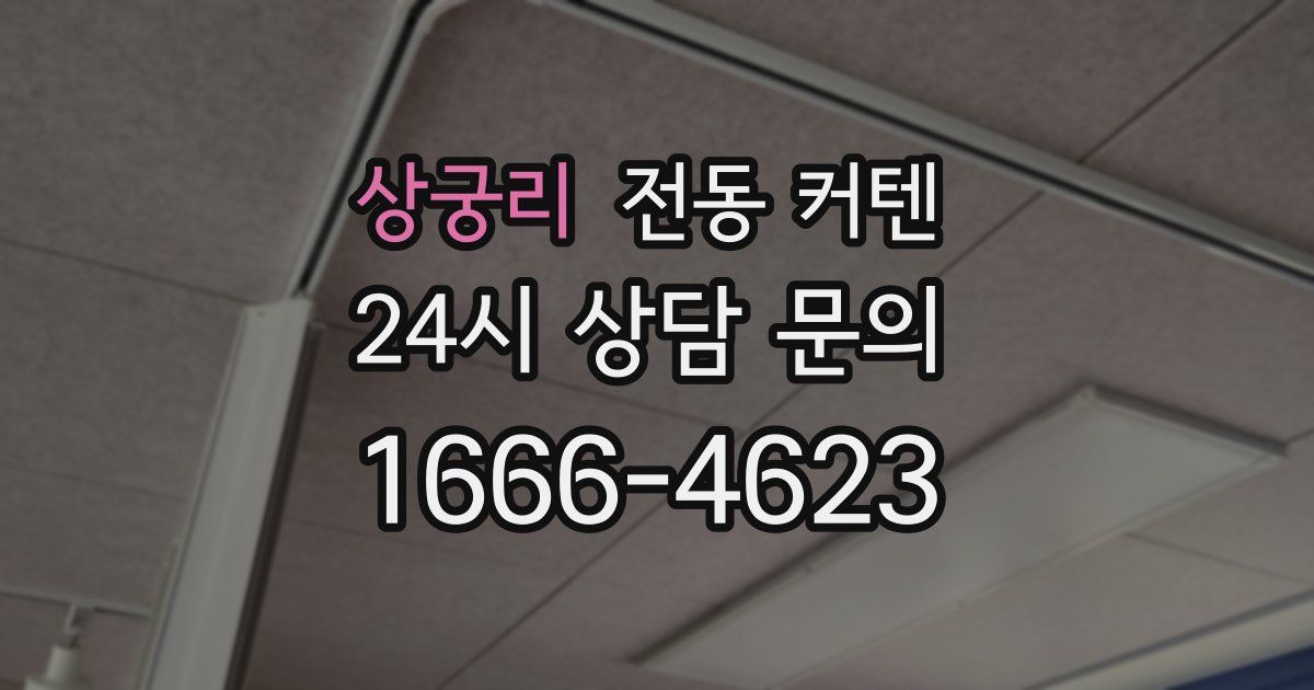 상궁리 전동 커텐