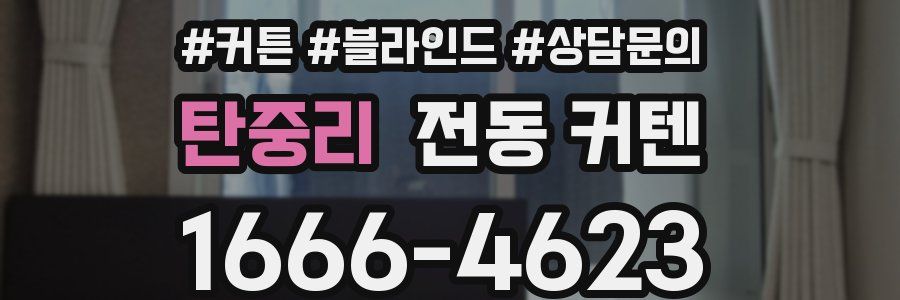 탄중리 전동 커텐