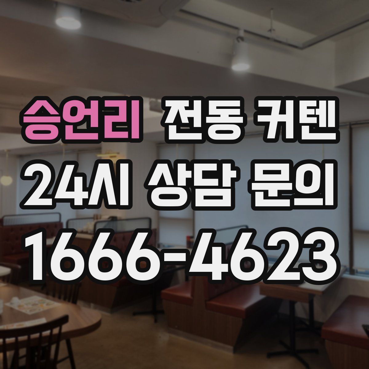 승언리 전동 커텐