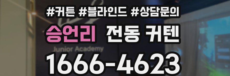승언리 전동 커텐