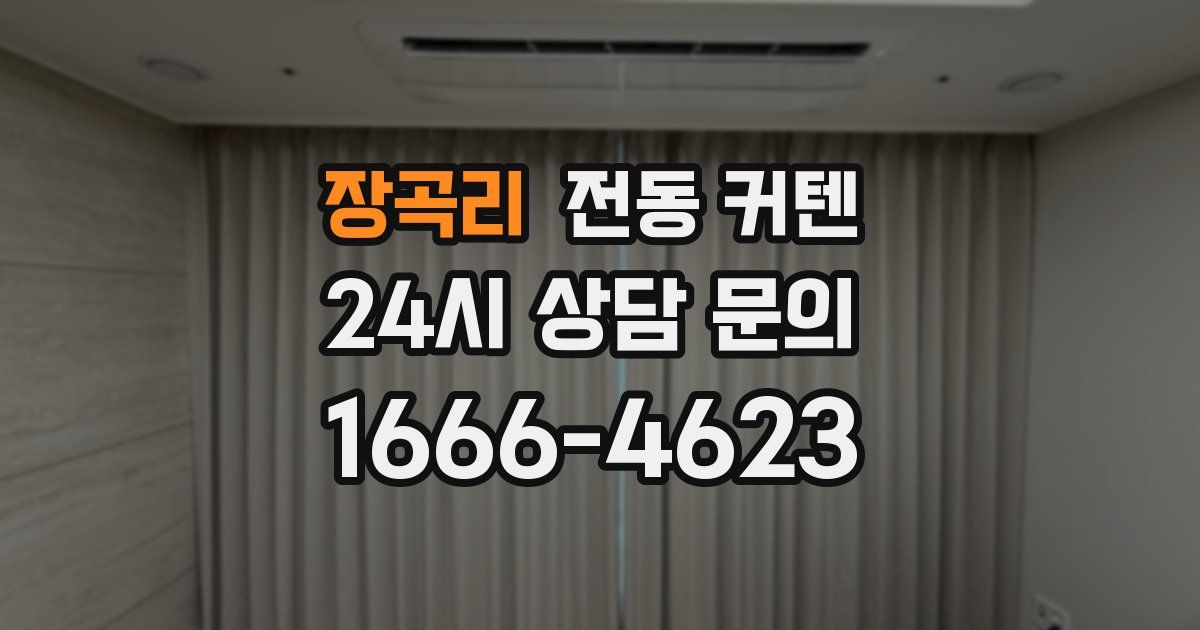 장곡리 전동 커텐