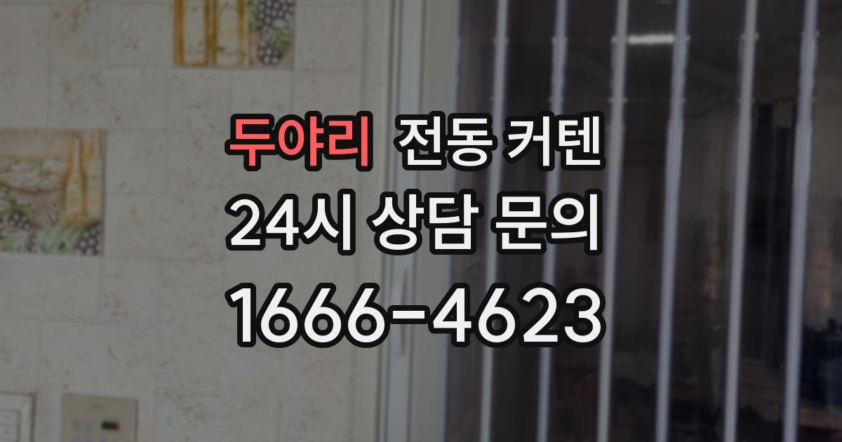 두야리 전동 커텐