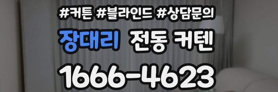 장대리 전동 커텐