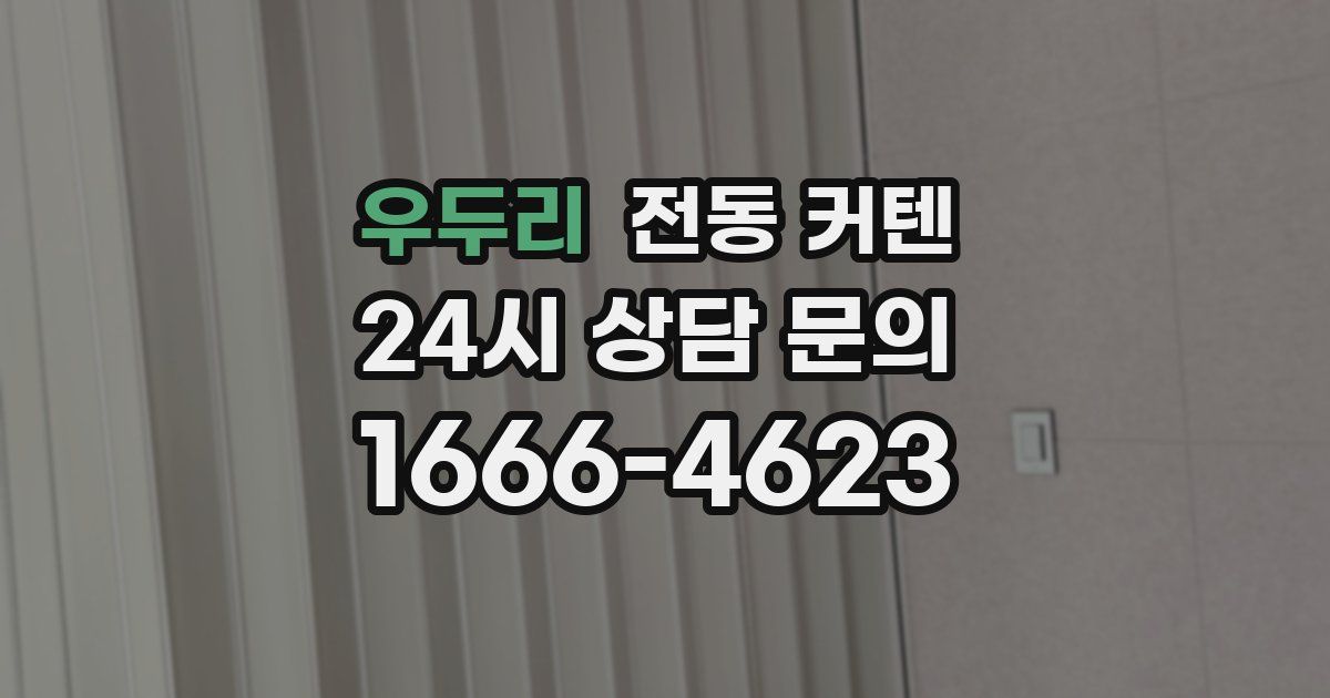 우두리 전동 커텐