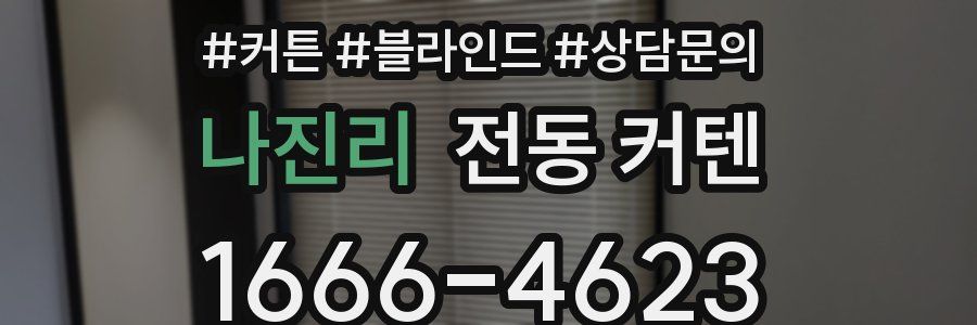 나진리 전동 커텐