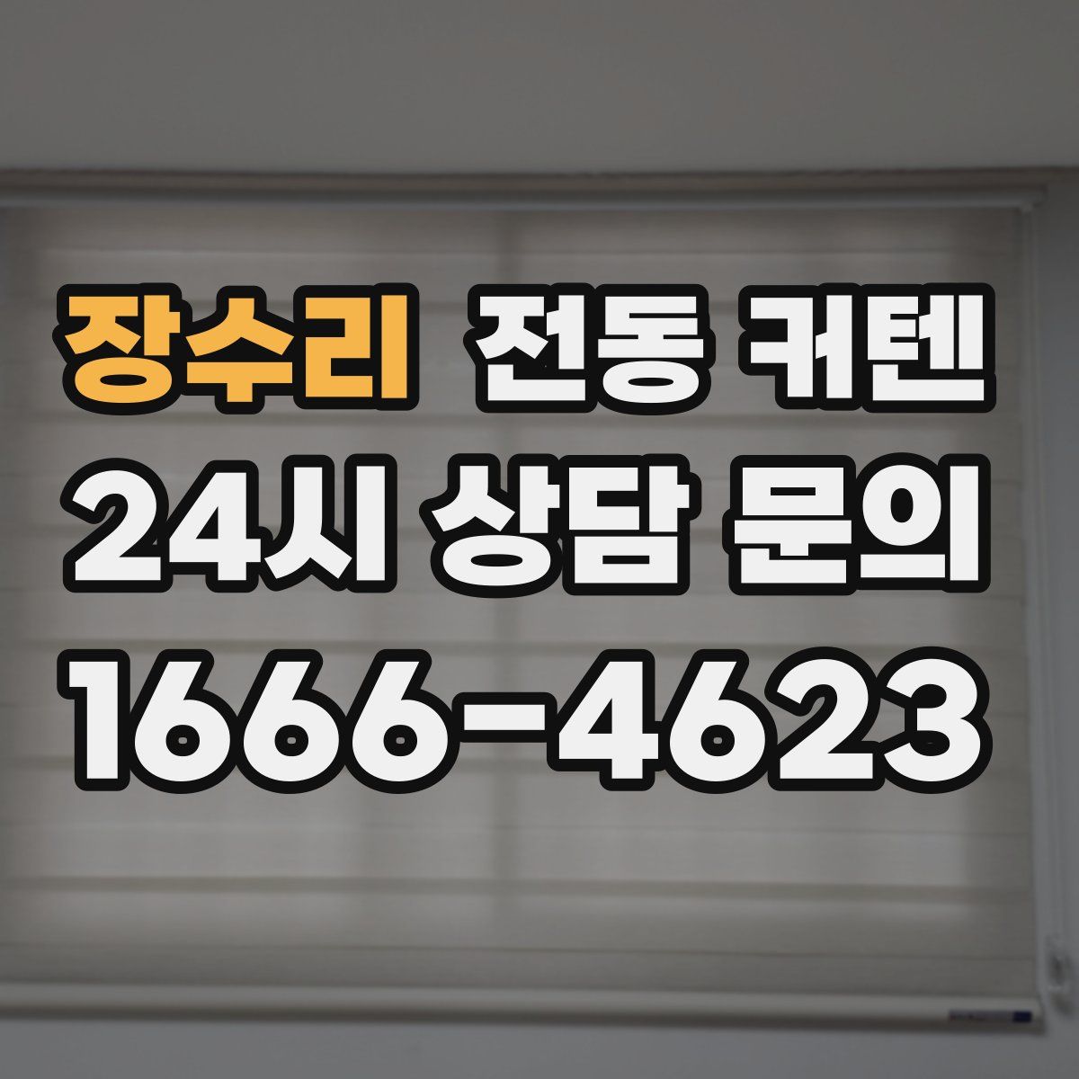 장수리 전동 커텐