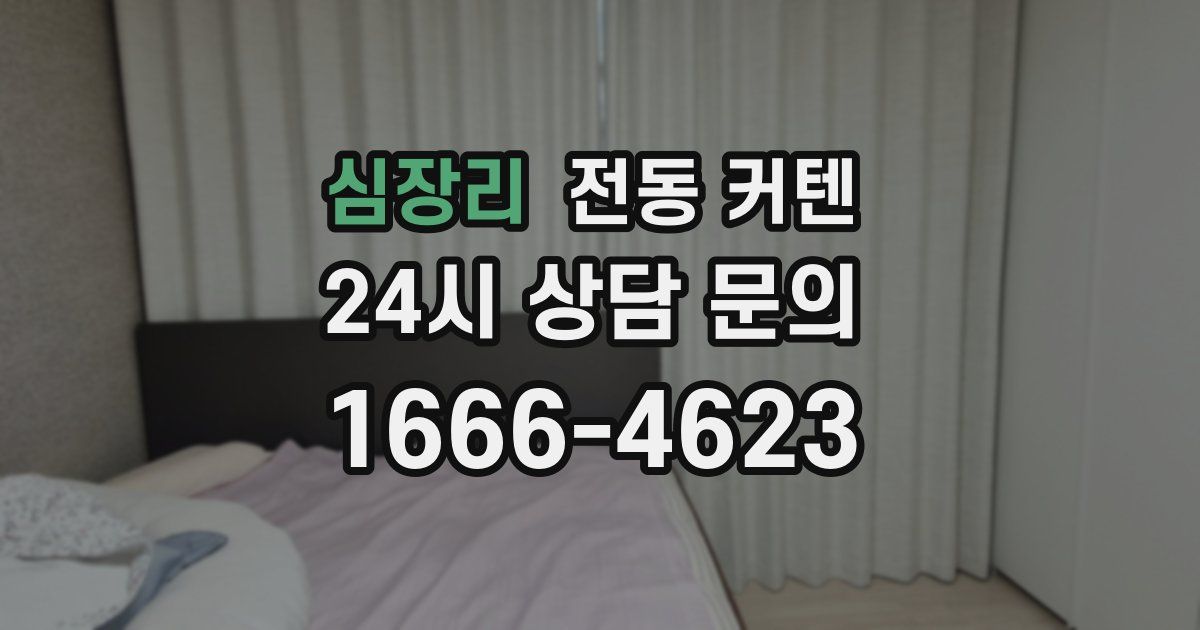 심장리 전동 커텐