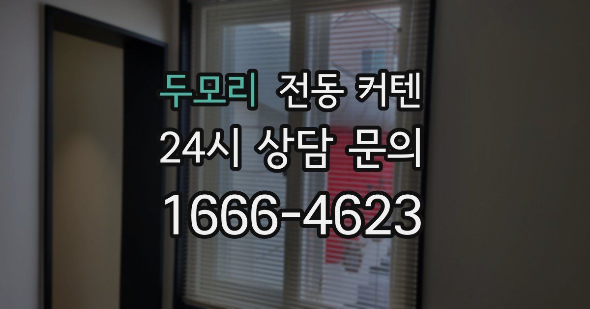 두모리 전동 커텐