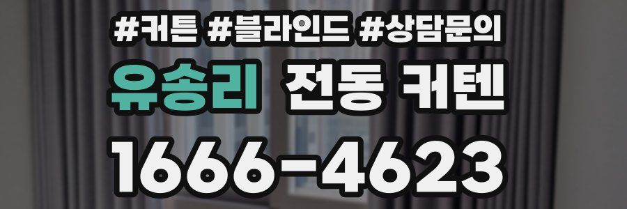 유송리 전동 커텐