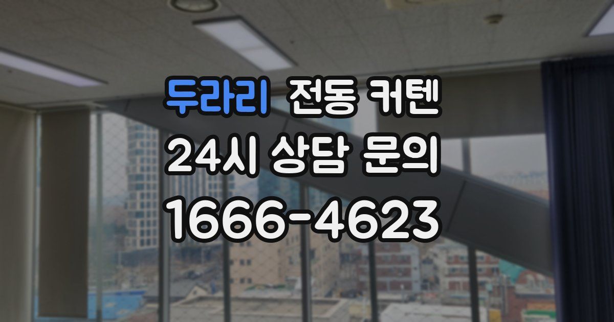 두라리 전동 커텐