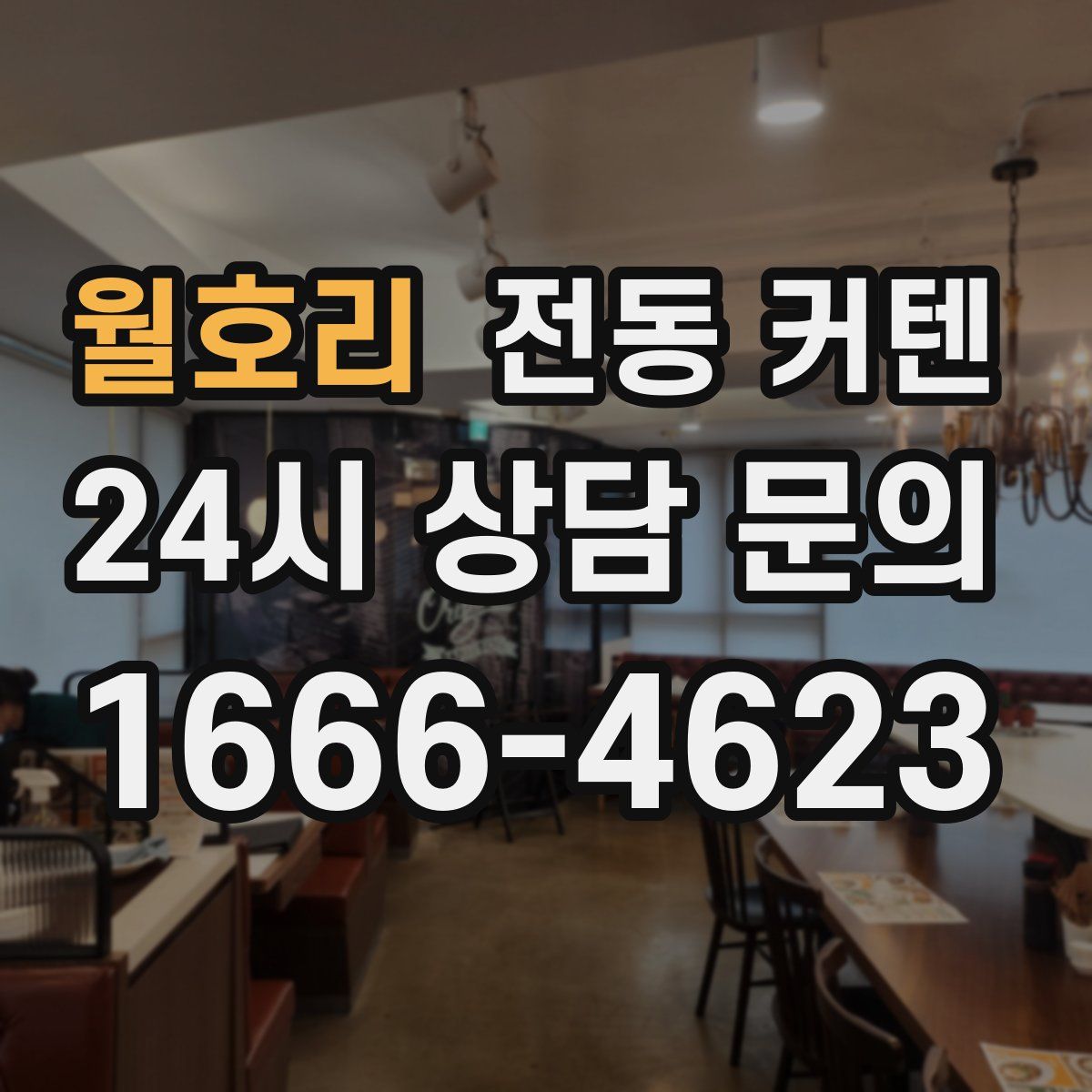 월호리 전동 커텐