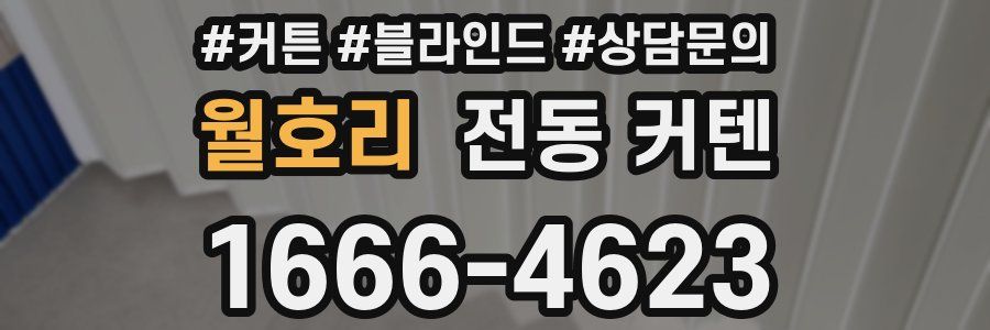 월호리 전동 커텐