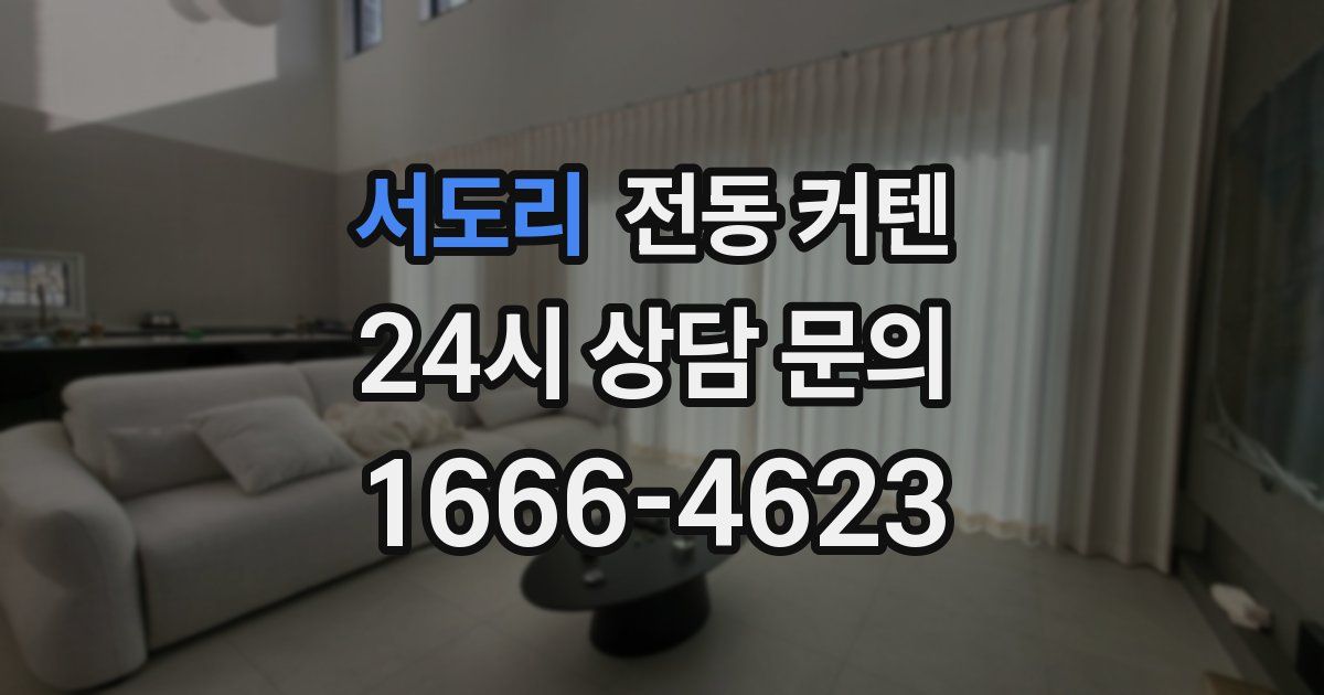 서도리 전동 커텐