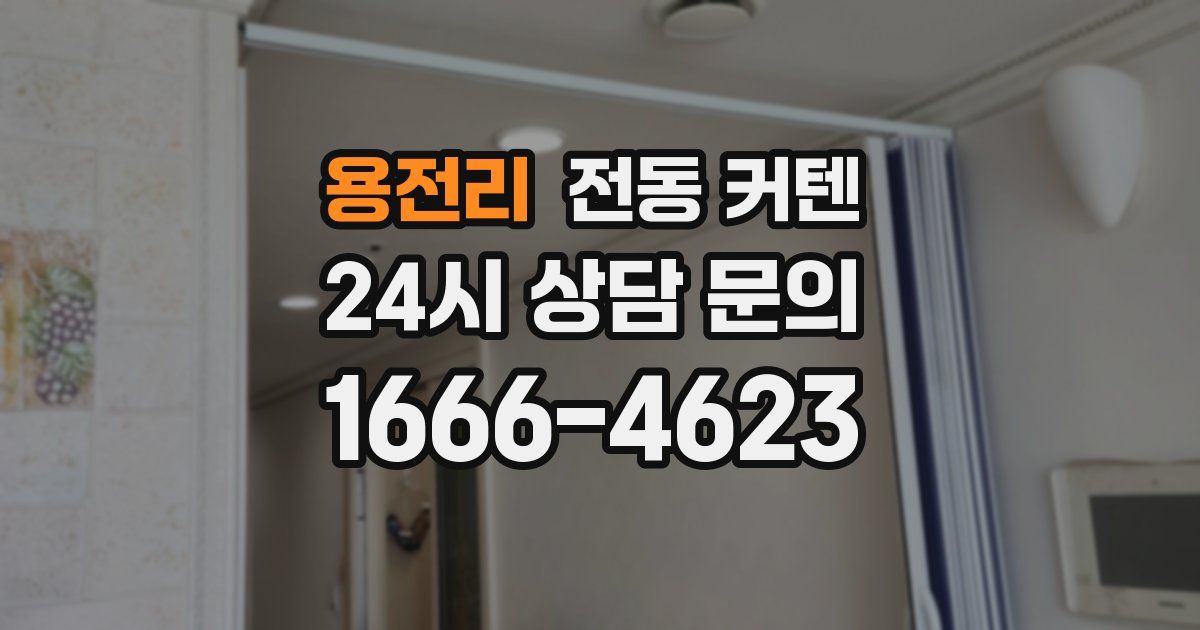 용전리 전동 커텐