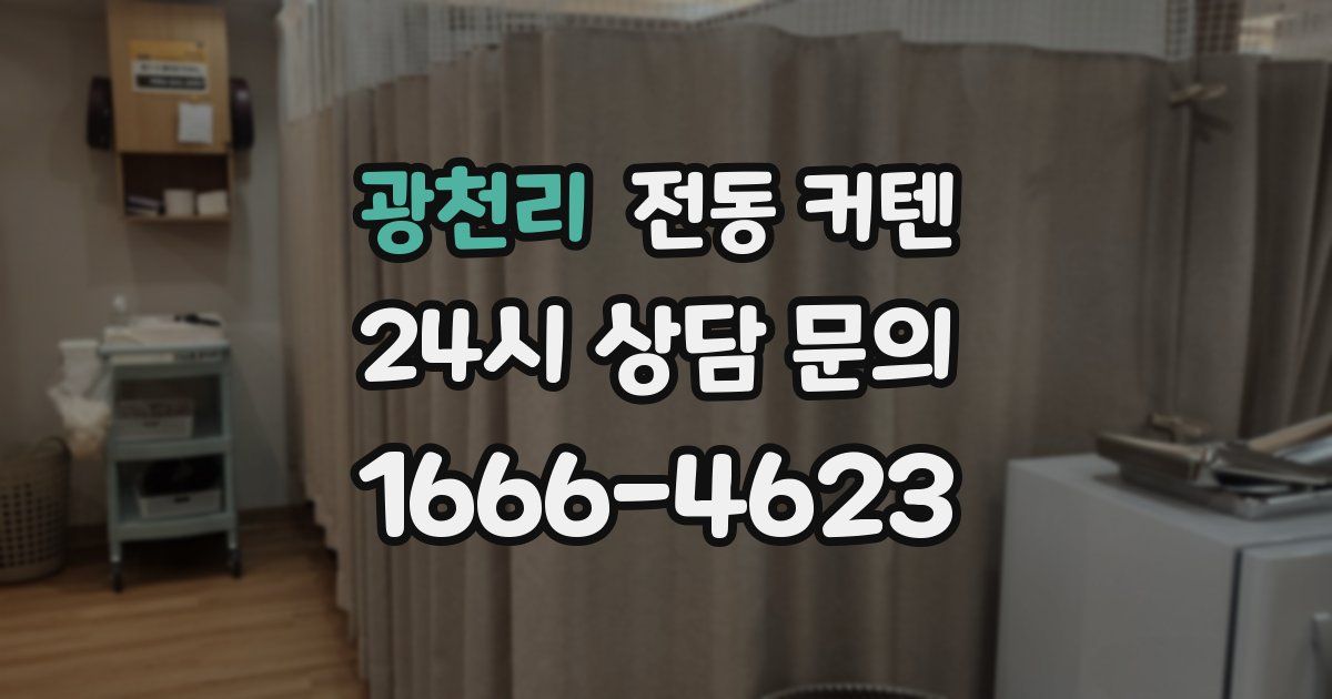 광천리 전동 커텐