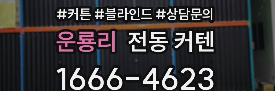 운룡리 전동 커텐