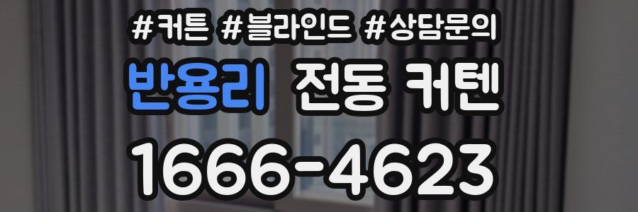 반용리 전동 커텐
