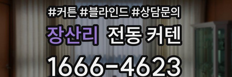 장산리 전동 커텐