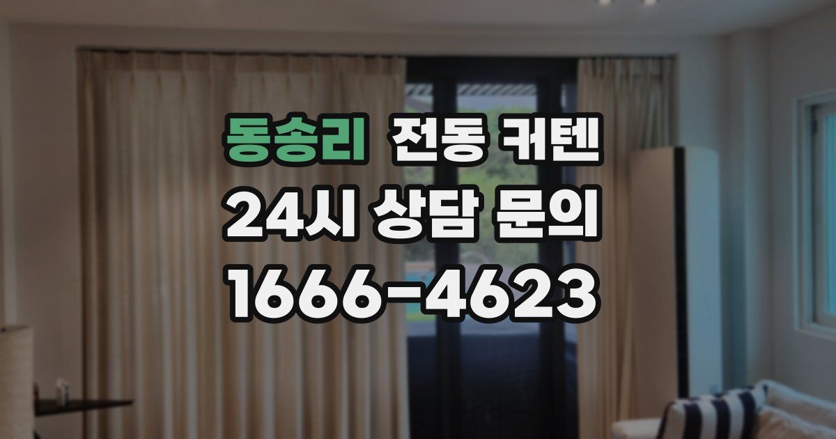 동송리 전동 커텐