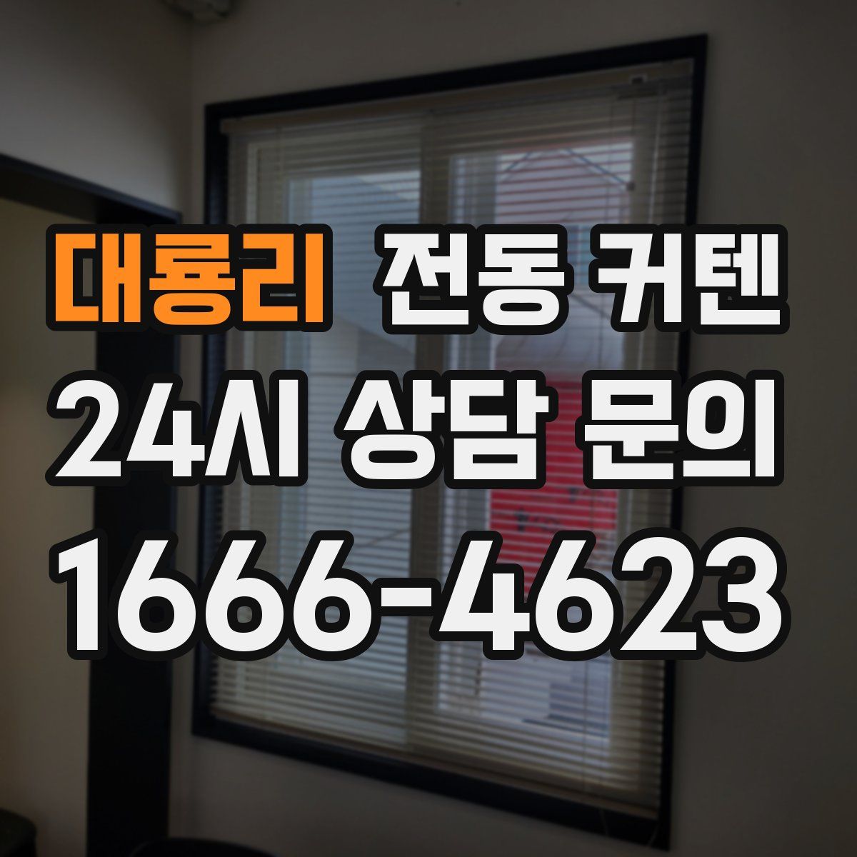 대룡리 전동 커텐