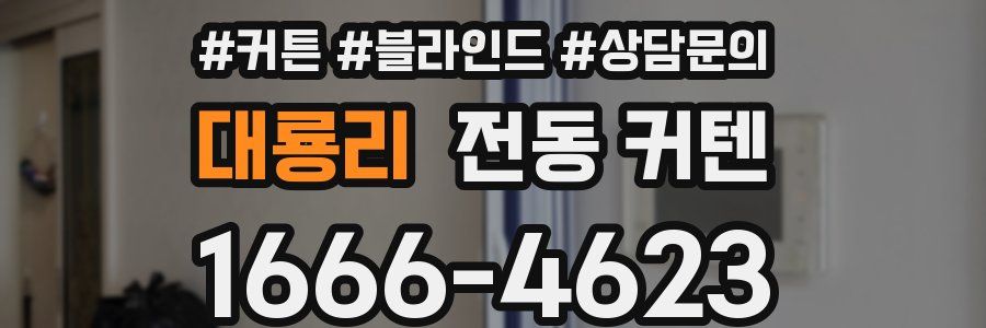 대룡리 전동 커텐