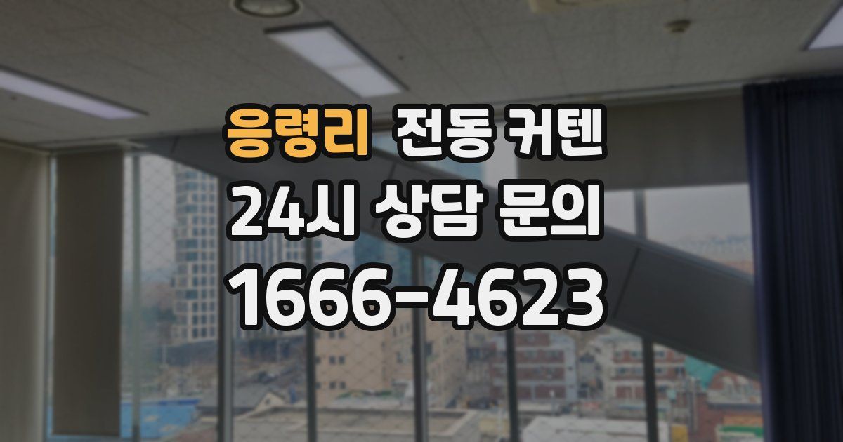 응령리 전동 커텐