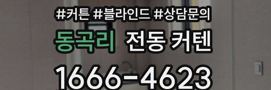동곡리 전동 커텐