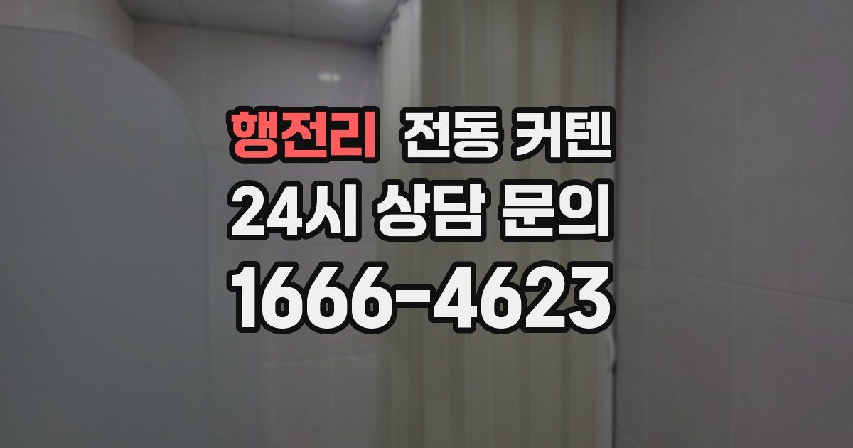 행전리 전동 커텐