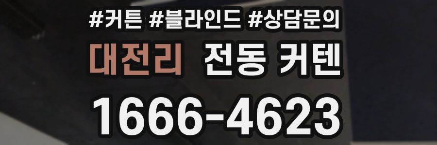 대전리 전동 커텐