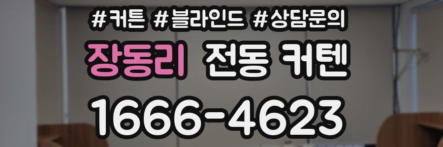 장동리 전동 커텐