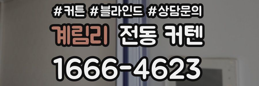 계림리 전동 커텐