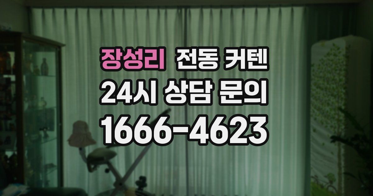 장성리 전동 커텐