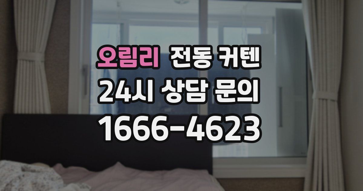 오림리 전동 커텐