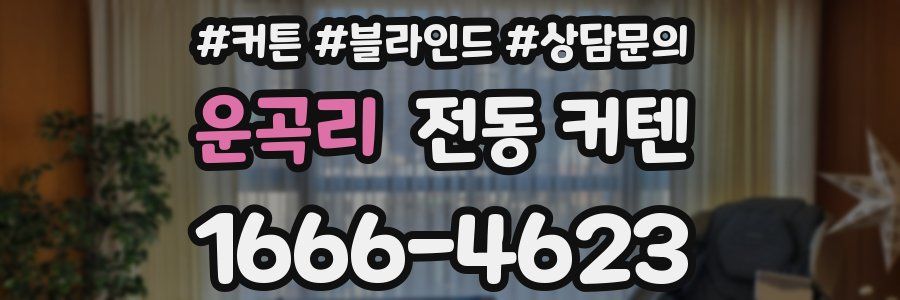 운곡리 전동 커텐