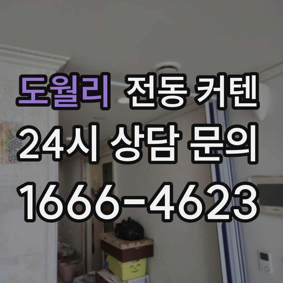 도월리 전동 커텐