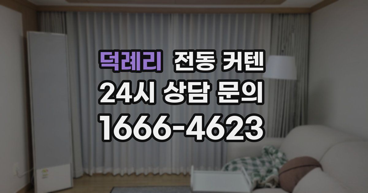 덕례리 전동 커텐
