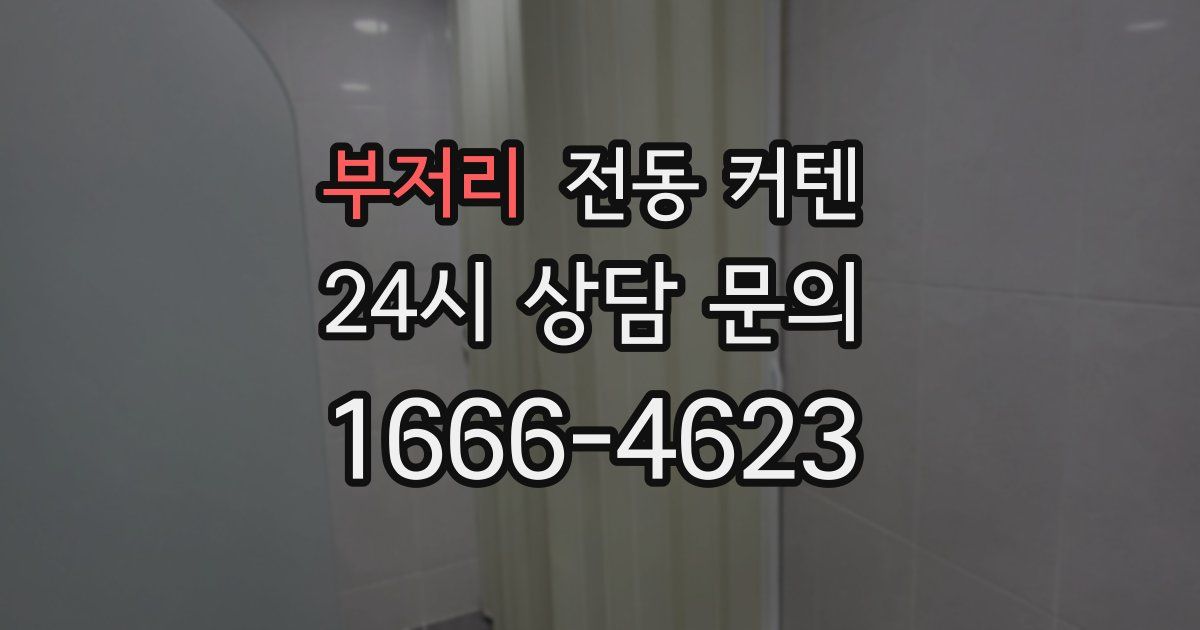 부저리 전동 커텐