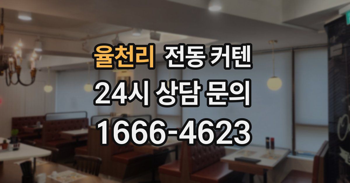 율천리 전동 커텐