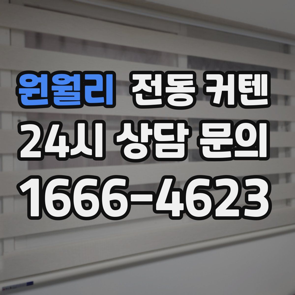 원월리 전동 커텐